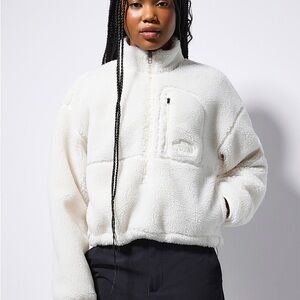 Northface Women's White Sherpa Jacket